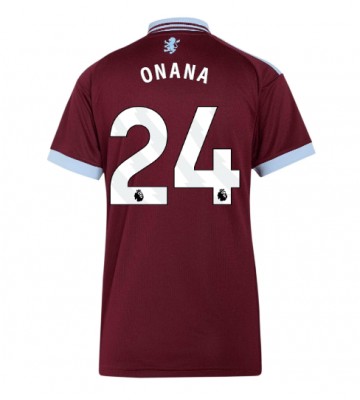 Aston Villa Amadou Onana #24 Hjemmebanetrøje Dame 2026-27 Kortærmet